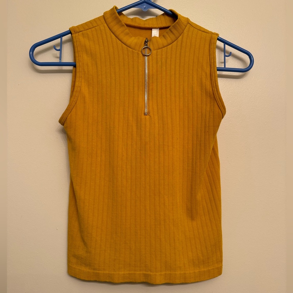 Yellow/Orange muscle shirt